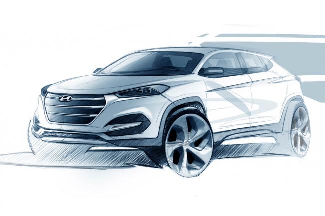 Hyundai tucson la premiere ebauche 