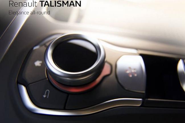 Renault talisman la molette multimedia en teaser 