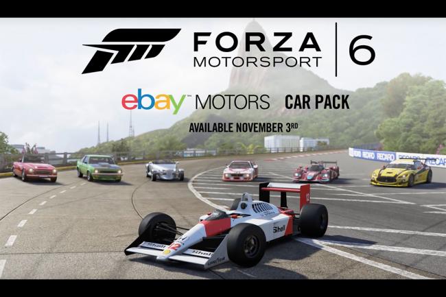 Le nouveau ebay car pack pour forza motorsport 6 