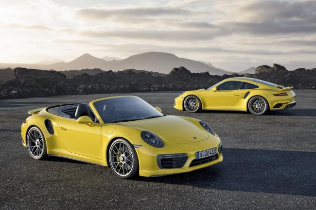 Porsche 911 turbo 2016 il lui reste la puissance 