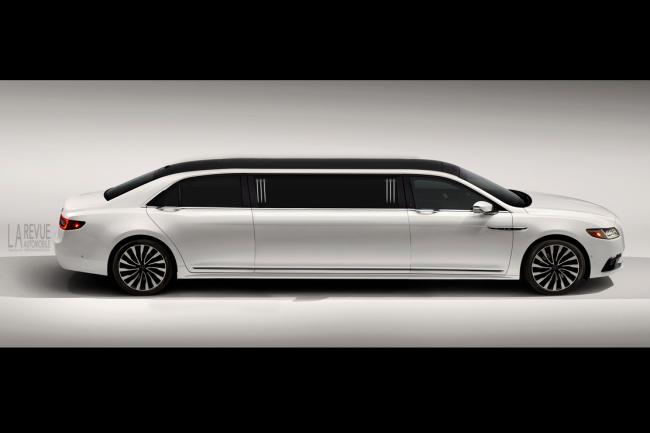 Illustration la lincoln continental limousine 