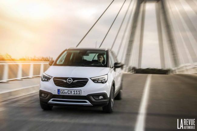 Opel crossland x confirmation des moteurs 