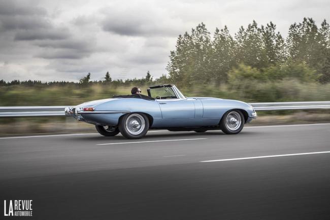 Jaguar type e zero concept retour vers le futur 