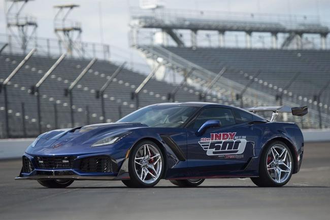 Corvette c7 zr1 pace car officielle a l indy 500 