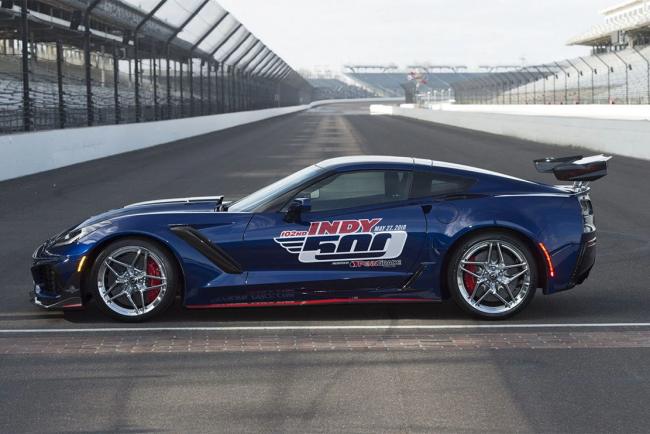 Corvette c7 zr1 pace car officielle a l indy 500 