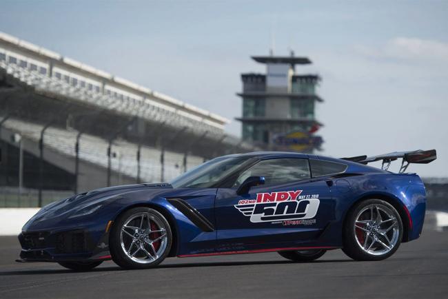 Corvette c7 zr1 pace car officielle a l indy 500 