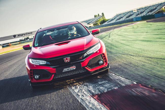 Honda civic type r un nouveau record sur la piste de magny cours 