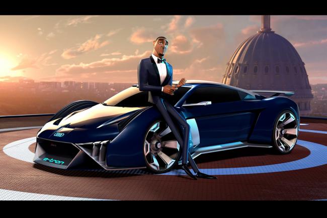 Audi rsq e tron concue pour will smith dans spies in disguise 