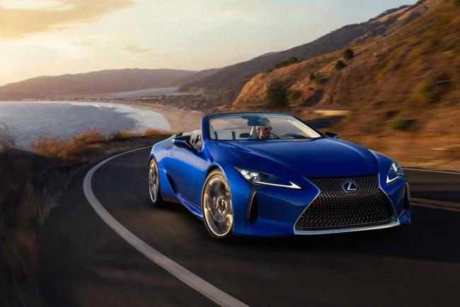 Lexus LC 500 Cabriolet : décapoté, mais en sécurité