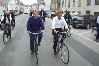 Image principale de l'actu: E. Macron veut imposer, en France, la circulation alternée entre les voitures et les vélos