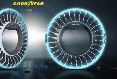 Image principale de l'actu: Goodyear AERO : le pneu pour les voitures volantes