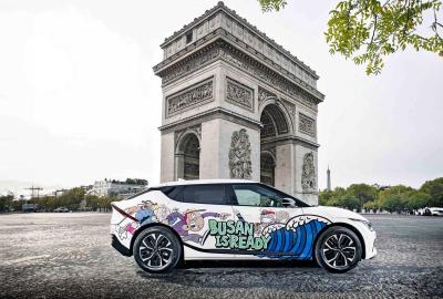 Image principale de l'actu: Hyundai & Kia offrent des Art Cars aux Parisiens pour Busan 2030