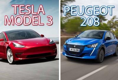 Image principale de l'actu: La Peugeot 208 électrique meilleure que la Tesla Model 3 !