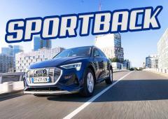 Image de l'actualité:Essai Audi e-tron Sportback 55 : Taillé pour le sprint, pas le marathon