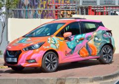 Image de l'actualité:Quand la nissan street art se transforme en toile de rue 