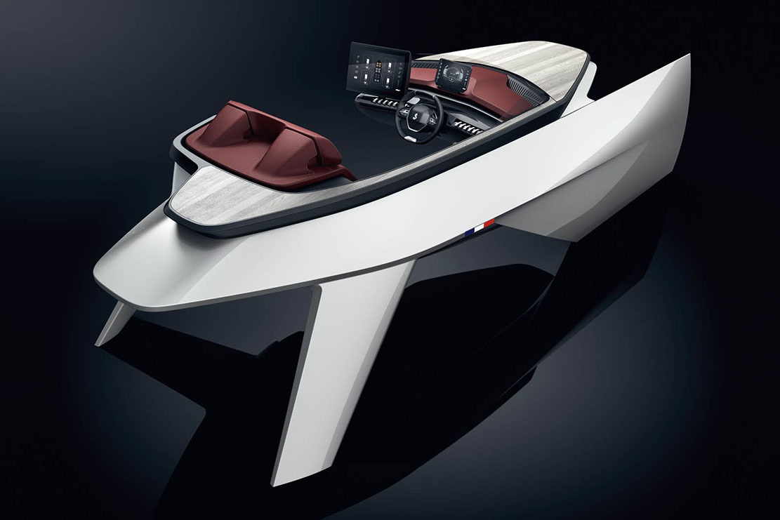 Image principale de l'actu: Peugeot et beneteau se jettent a l eau avec le sea drive concept 