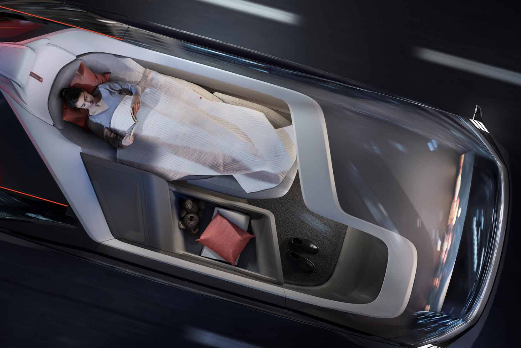 Image principale de l'actu: Volvo 360c le reve de la voiture autonome 