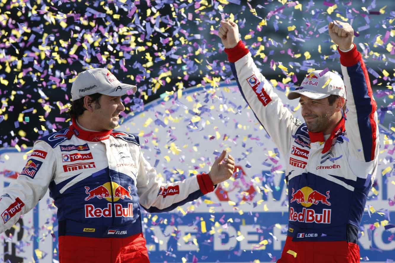 Image principale de l'actu: Loeb elena champions du monde 2010 