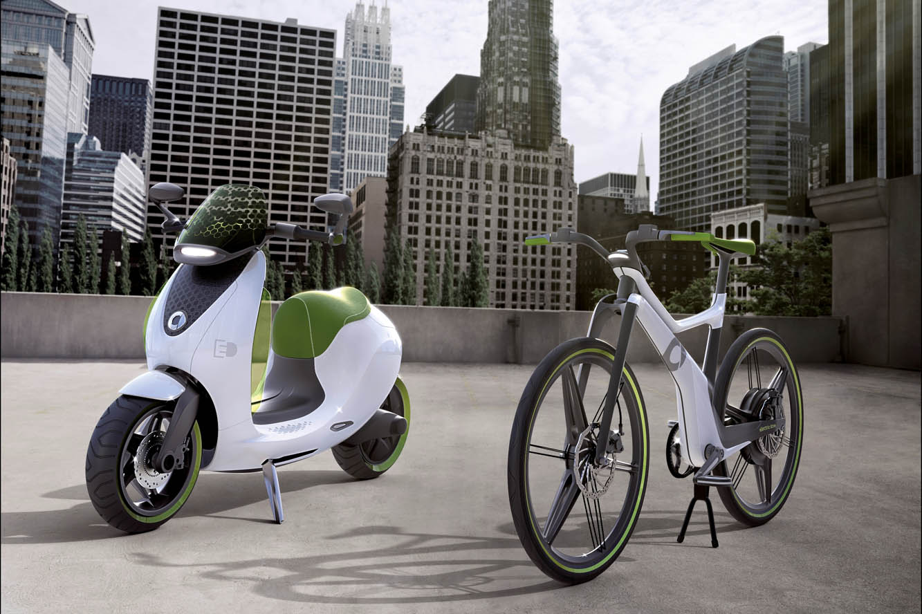 Image principale de l'actu: Smart lancera son e scooter en 2014 