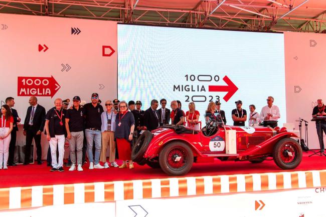 1000 Miglia 2023 : Andrea Vesco, le recordman des victoires