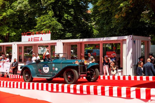 1000 Miglia 2023 : Andrea Vesco, le recordman des victoires