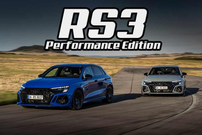Audi RS3 Performance Edition : 300 et 7