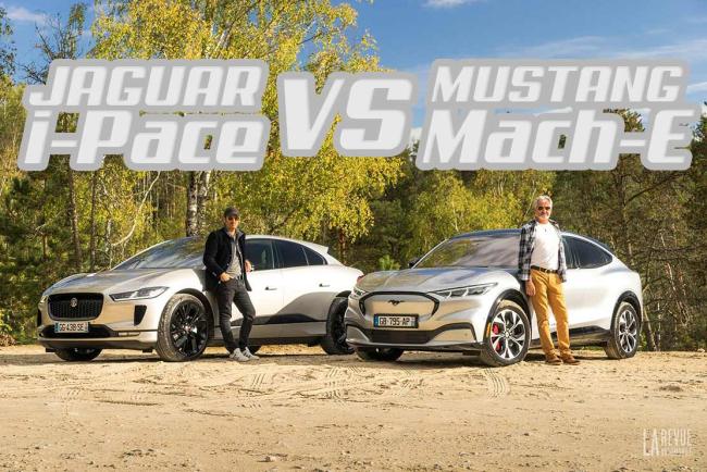 Essai Ford Mustang Mach-E VS Jaguar I-PACE : le comparatif des SUV électriques