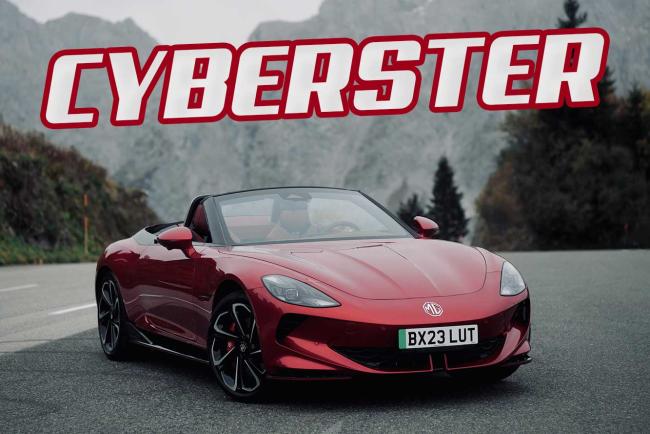Essai MG Cyberster, le super roadster électrique, sur les routes européennes