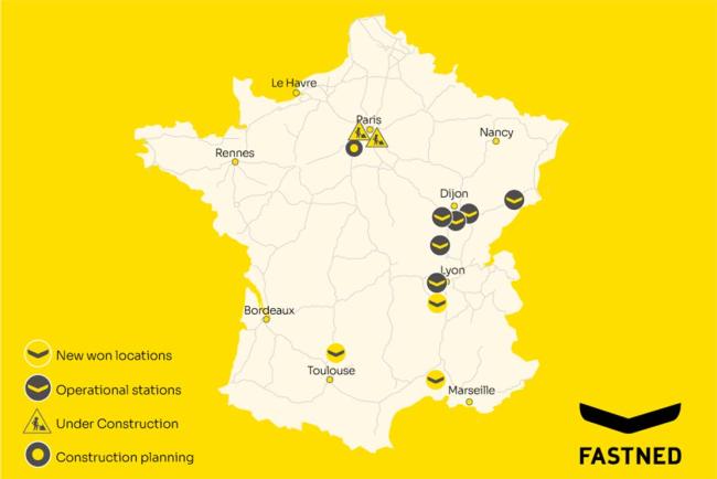 Fastned ouvrira 3 nouvelles stations de recharge rapide sur autoroutes