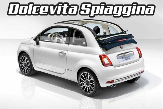 Fiat 500 Dolcevita Spiaggina : le petit cabriolet en série limitée