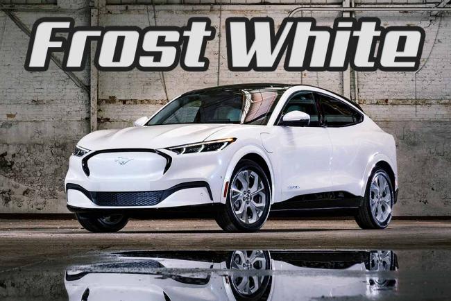 Mustang Mach-E Frost White : le SUV électrique, blanc comme neige !
