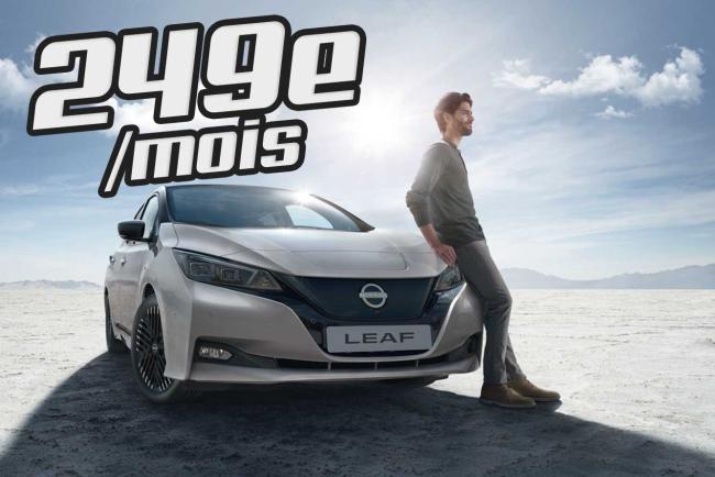 Nissan LEAF : une location à partir de 249 €/mois... et sans apport