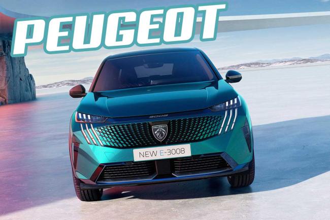 Nouveau Peugeot E-3008 : les 1ère photos qui ruinent la surprise