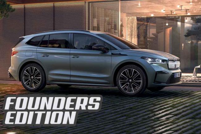 Skoda Enyaq Skoda ENYAQ iV Founders Edition Laurin Klement en