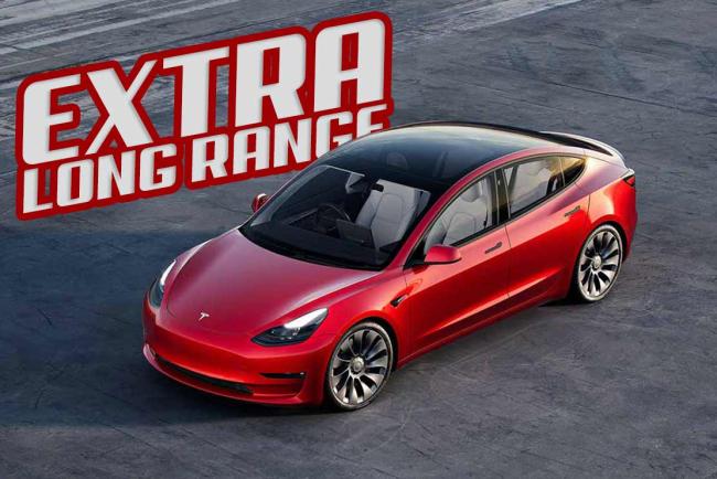 Tesla Model 3 Extra Longue Range : 830 km d’autonomie…