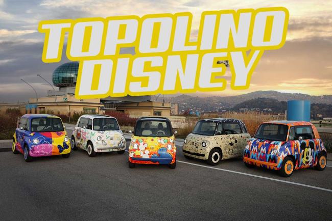 Voici les Fiat Topolino pour Mickey : une collab à l'italienne