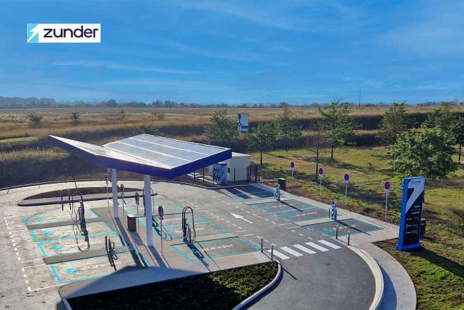 Zunder inaugure sa première station de recharge ultrarapide en France