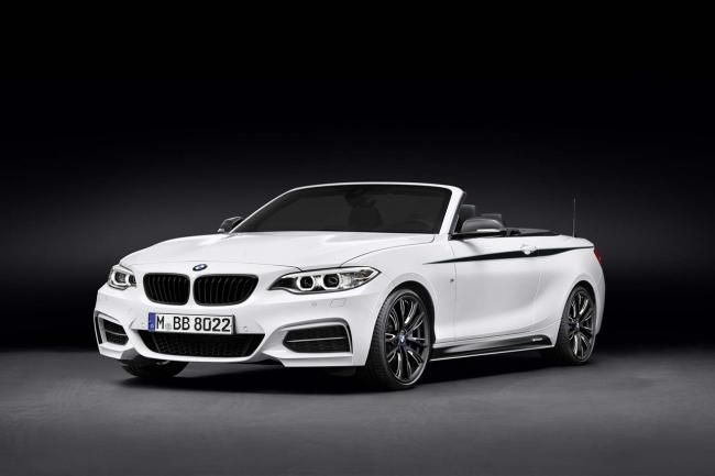 Bmw devoile le catalogue m performance pour la serie 2 cabriolet 