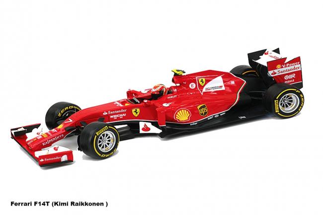 Les f1 ferrari 2014 et la f 70 chez hot wheels 