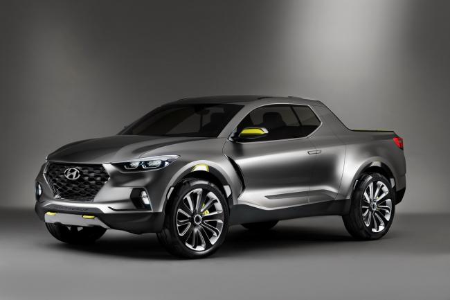 Hyundai a l heure americaine avec le santa cruz crossover truck 