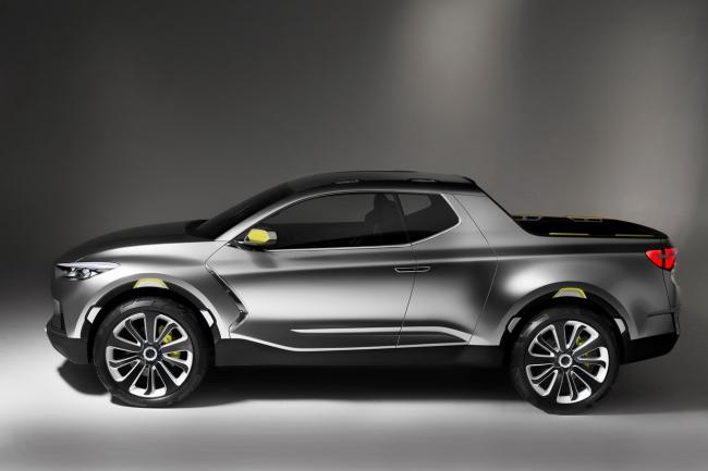 Hyundai a l heure americaine avec le santa cruz crossover truck 