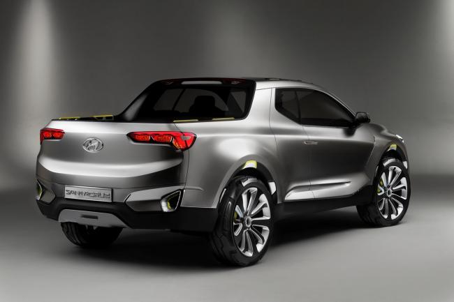 Hyundai a l heure americaine avec le santa cruz crossover truck 