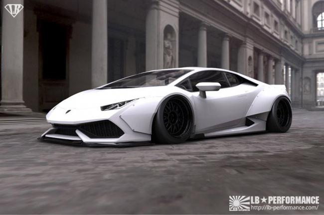 Liberty walk annonce l arrivee de son kit pour la lamborghini huracan 