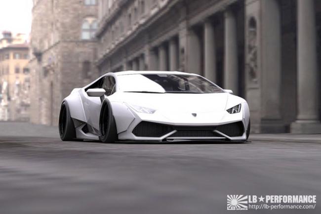 Liberty walk annonce l arrivee de son kit pour la lamborghini huracan 