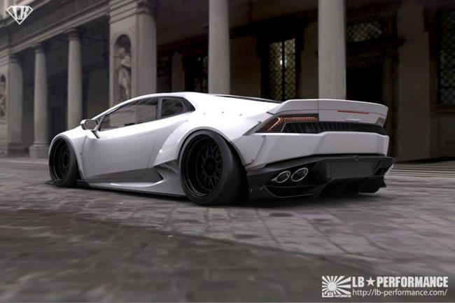 Liberty walk annonce l arrivee de son kit pour la lamborghini huracan 