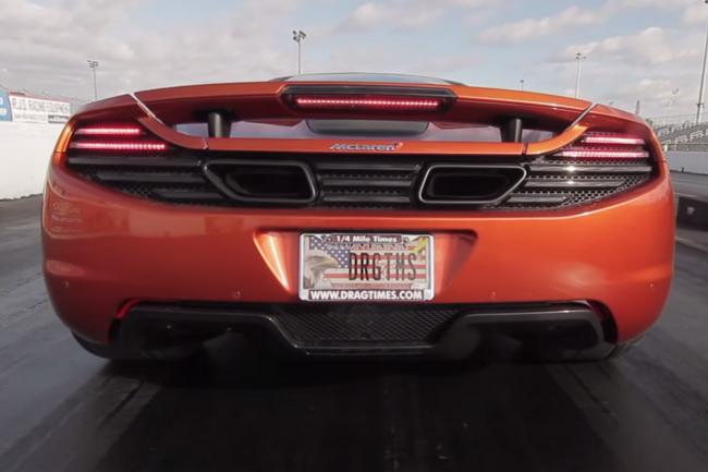 Ams performance une mclaren mp4 12c en 10 secondes sur le 400 metres 