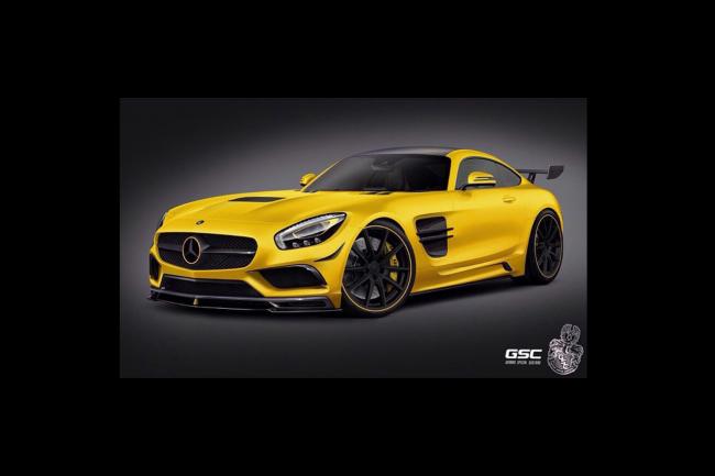 German special custom anticipe la mercedes amg gt black series 