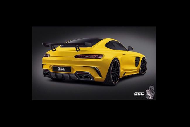 German special custom anticipe la mercedes amg gt black series 