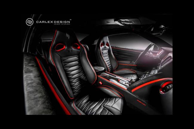 Carlex design retouche l habitacle de la nissan gt r 