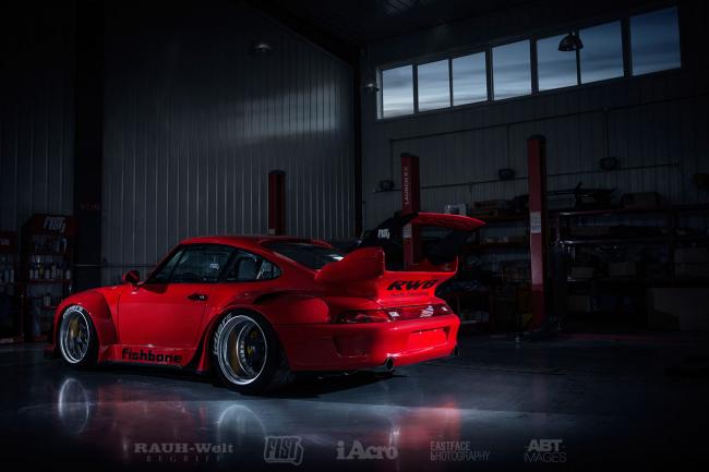 Porsche 993 fishbone rauh welt begriff de retour en chine 